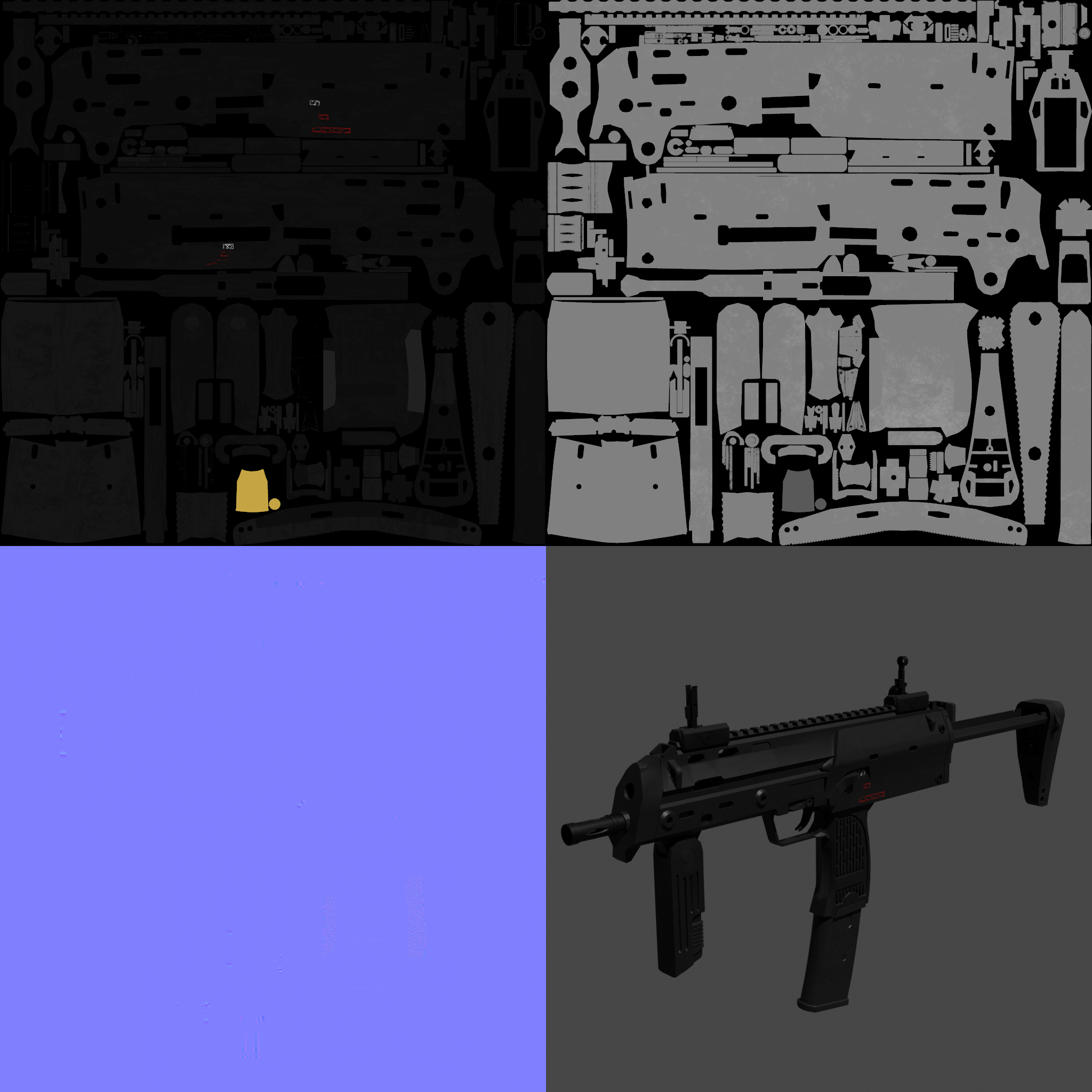 MP7 textured